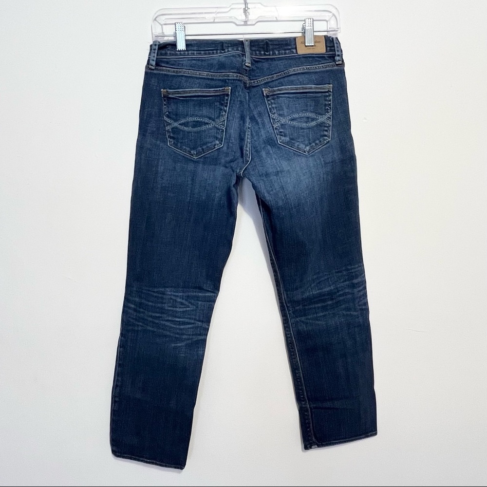 Abercrombie & Fitch Perfect Stretch Straight Leg Ankle Crop Jeans Womens Size 6 - Picture 7 of 11